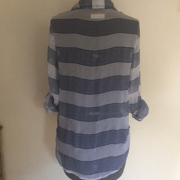 Sheer striped blouse - Picture 2 of 2